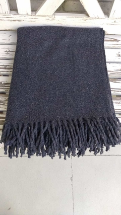 Pie de cama de llama 80x220cm NEGRO