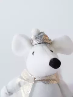 Adorno Colgante Ratón Blanco 12 Cm en internet