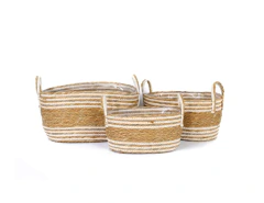 Canasto Fibras Org. Med. 37x19hx23 cm (6)