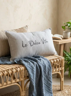Almohadon 35X70 dolce vita AZUL