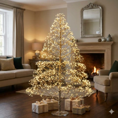ARBOL 150CM C 1500 LUCES BL CALIDAS en internet