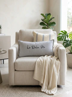 Almohadon 35X70 dolce vita AZUL - comprar online