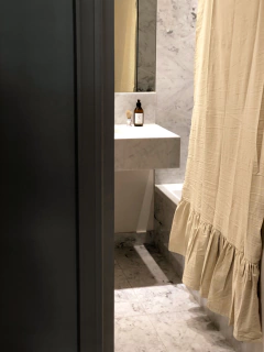 Cortina baño 180x180 tussor ARENA