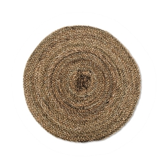 Individual redondo con negro 40 CM