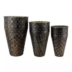 Portamaceta chapa CHICO bronce - comprar online