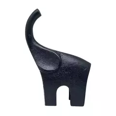 ELEFANTE ALUMINIO 21CM NEGRO