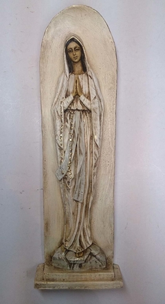 VIRGEN DE LOURDES DE PARED 34 CM