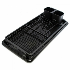 Secaplatos Aluminio 23x48cm negro - comprar online