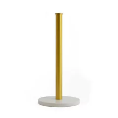PORTA ROLLO COCINA MARMOL & GOLD 32 CM