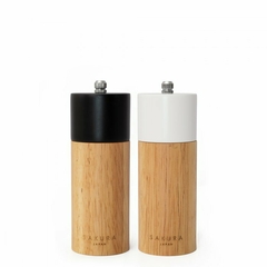 Set molinillo 15cm sal&pmienta madera premium