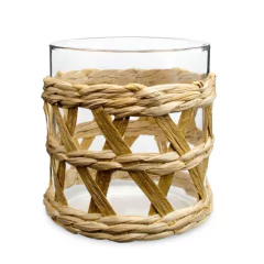 VASO P/ WHISKY VIDRIO BASE FIBRA 300 ML