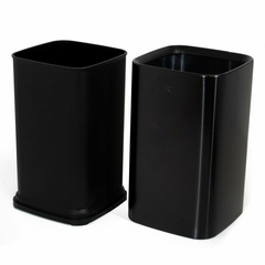 Cesto negro 7 lt 30x18x18cm ACERO INOX PULIDO en internet