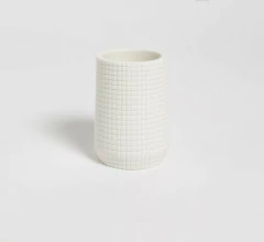 PORTACEPILLO VENECITA RESINA 10CM BLANCO