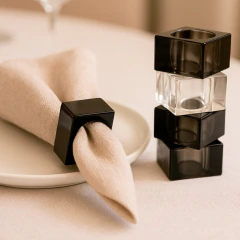 SET X4 PORTA SERVILLETAS ACRILICO TRANSP. - comprar online