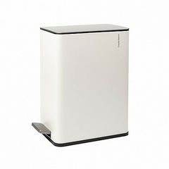 Cesto Recto 10lt acero bco 33 X 19 X H38 cm - - comprar online