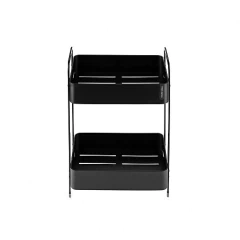 Organizador 32x19xH44 cm. 2 estantes alum negro - comprar online