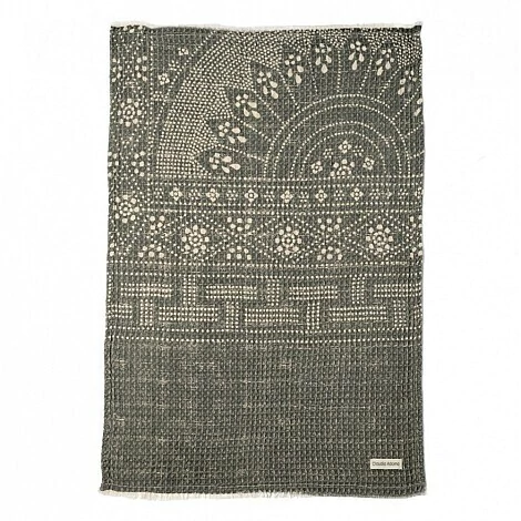 Repasador 50x70 Waffle grafito 100% Algodon.