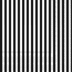 Servilleta 33x33 RAYAS NEGRAS