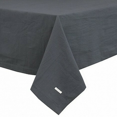 Mantel 1.6x3.5m Tusor pesado prewashed/ 100% Alg GRAFITO