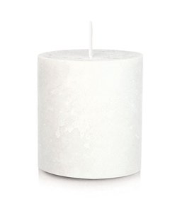 VELA RUSTIQUE 7 X 9 SIN AROMA BLANCA - comprar online
