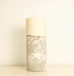 VELA BASE MARMOLADA XXL PEONIA - comprar online