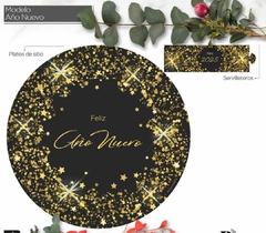 PLATO DE SITIO AÑO NUEVO X24 UN. - comprar online