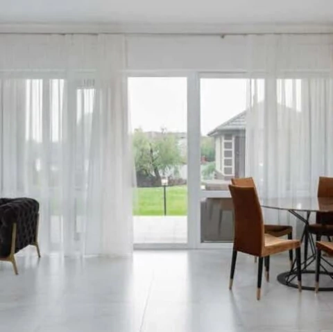 Cortinas para Riel de Voile - 2,10 de Alto -