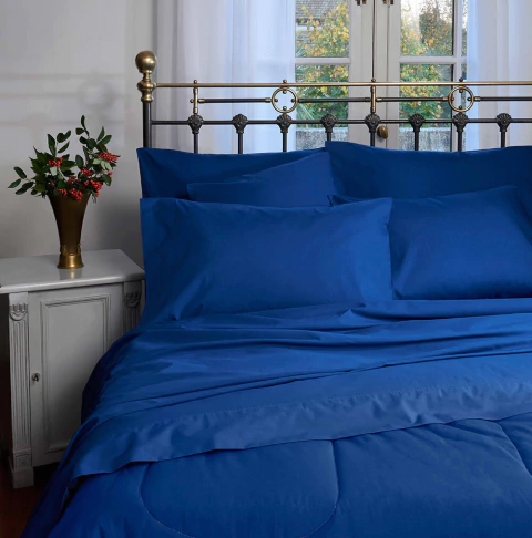 Cannon 200 Hilos | Lisa con Vivo | Puro Algodón | 1 1/2 Plaza - TWIN Size