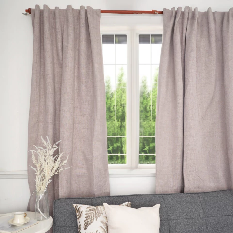 Cortinas BlackOut de LINO | Calidad PREMIUM |2,20 de Alto con Presilla Oculta