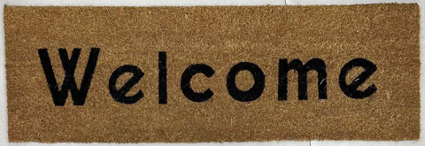 Alfombras de Bienvenida de Coco/Yute