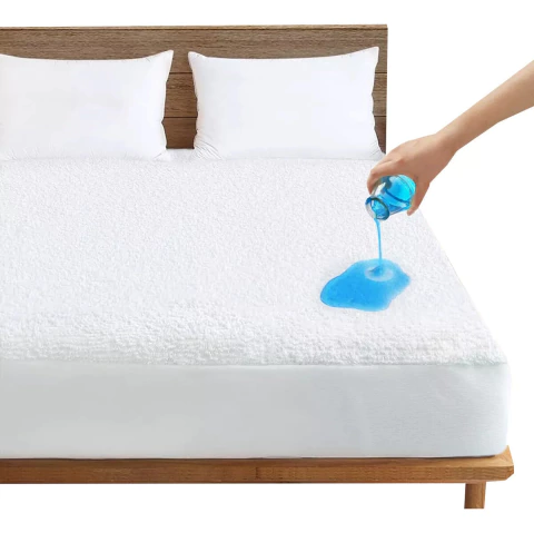 Protectores de Colchón - IMPERMEABLE con TOALLA - Tipo Sábana Ajustable