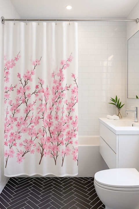 Cortina de Baño - Cerezo