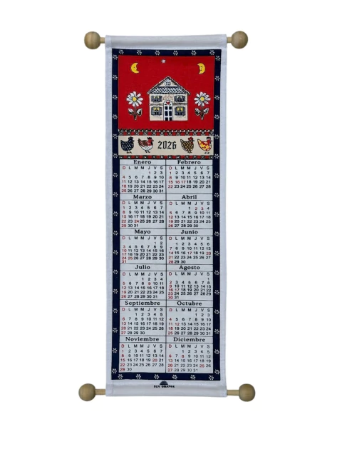 Calendario Hogar en PAZ / Almanaque para Colgar 2026