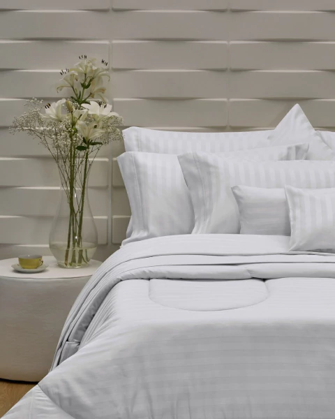 Fiesta 200 Hilos - DOBBY | Algodón y Poliéster | QUEEN Size