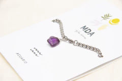 Pulsera Acuario piedra Amatista