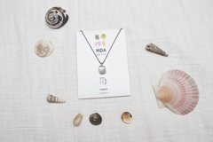 Collar Virgo, piedra amazonita - comprar online