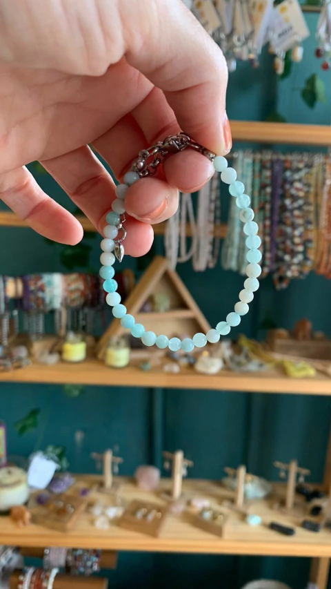 Pulsera fina Amazonita - comprar online