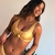 Corpiño con Nudo Amelie - Ocre Brillo (SBIK06LL)