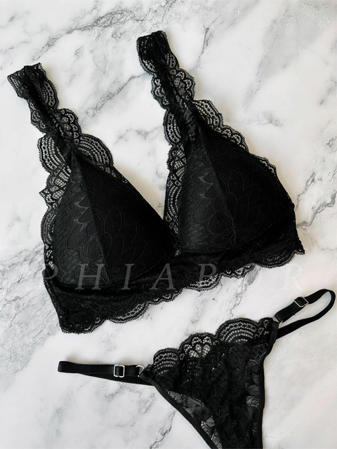 Conjunto Lupe (negro)