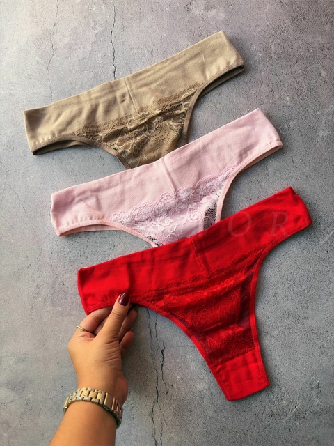Pack x 3 colaless y puntilla - comprar online