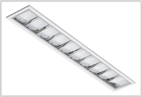 EAA09-E - LUMINÁRIA EMB LED 18W/36W 62x10CM LUMICENTER