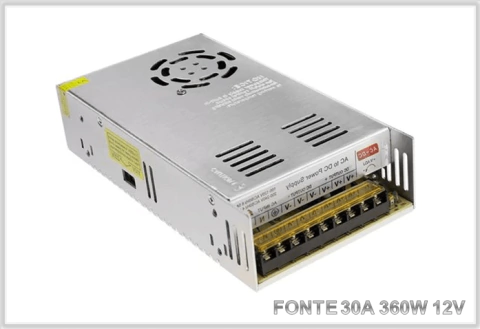 FONTE CHAVEADA 30A 12V 360W - comprar online