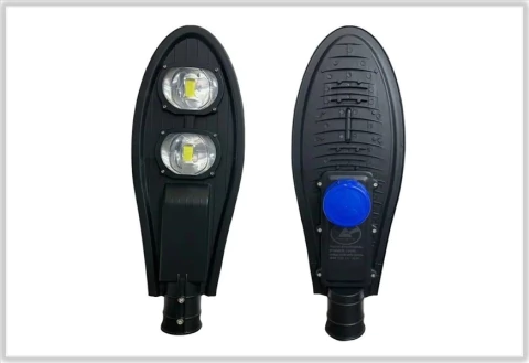 7102.6K - LUMINÁRIA PÚBLICA LED COB 100W 6000K IP66 10.000LM C/BASE PRETA