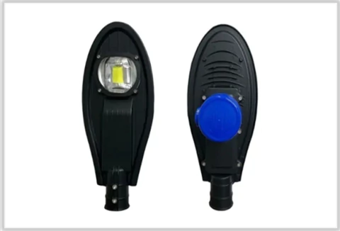 7101.6K - LUMINÁRIA PÚBLICA LED COB 50W 6000K IP66 4.500LM PRETA