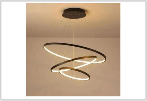 PENDENTE LED 65W 3000k MINE SLIM C-3 ANEIS