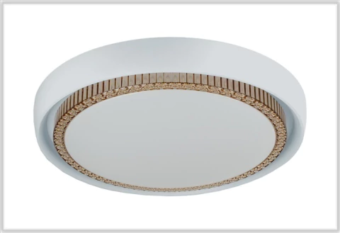 PLAFON ÁUREA LED 24W 3 TONS BRANCO