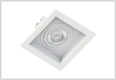 SPOT EMB RECUADO P/PAR20 ABS BCO