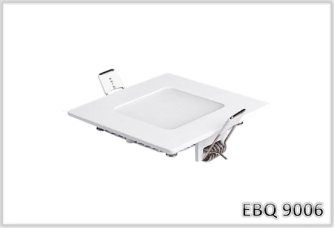 EBQ 9006 - PLAFON EMB PAINEL LED 06W 12CM 3000K
