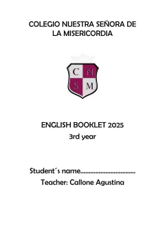 SF - MISERICORDIA- 3º A y B - INGLES - CALLONE AGUSTINA - comprar online