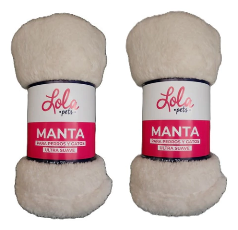 Pack De 2 Mantas Para Perro O Gato Lola Pets Súper Suave